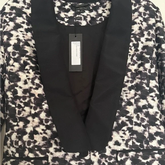 NWT | Rachel Zoe Black & White Tuxedo Suit Set Size 2 - Picture 11 of 16